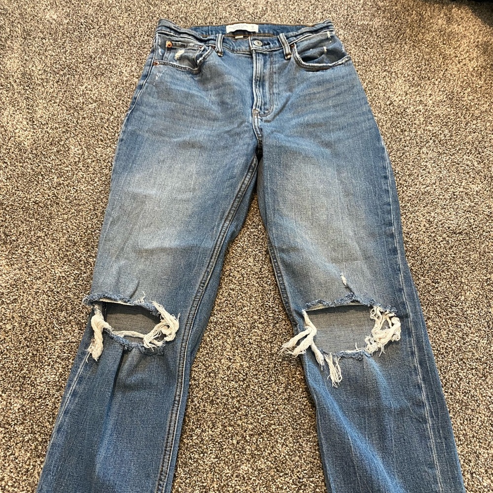 AF 90’s Ankle Straight Ultra High Rise Curve Love Jean